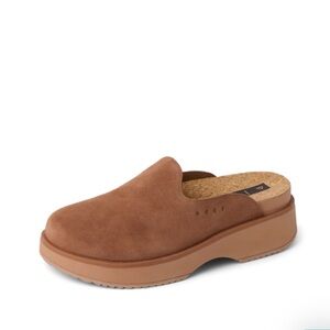 Reef Vista Skye - Tan suede slip on slides
